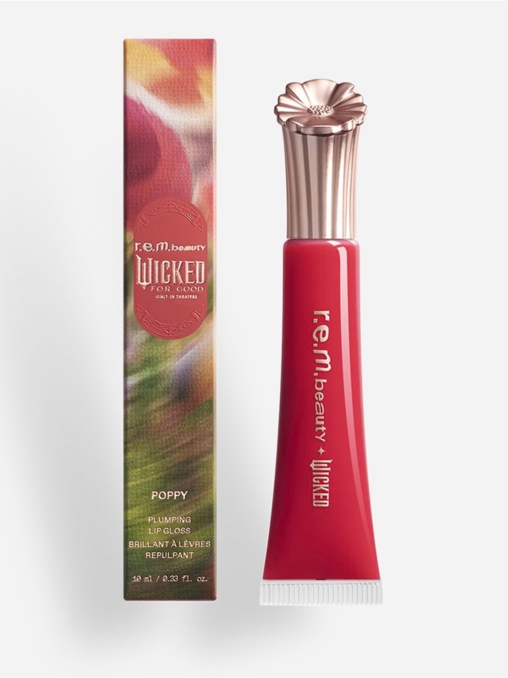 r.e.m. beauty Wicked Poppy Plumping Lip Gloss - Red